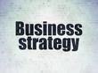 © Maksim Kabakou - Business concept: Business Strategy on Digital Data Paper background