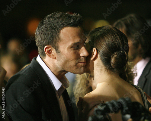 Director And Actor Ben Affleck Greets Cast Member Michelle