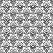 Seamless wallpaper with white pattern - black exclusive wallpaper