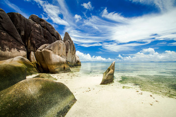 Wall Mural - anse source d'argent beach