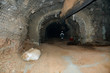 Mining industry. An underground shaft