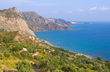 Sticker - Coastline of Zakynthos island, Greece