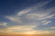 © ashophoto - Light sunset and cloud