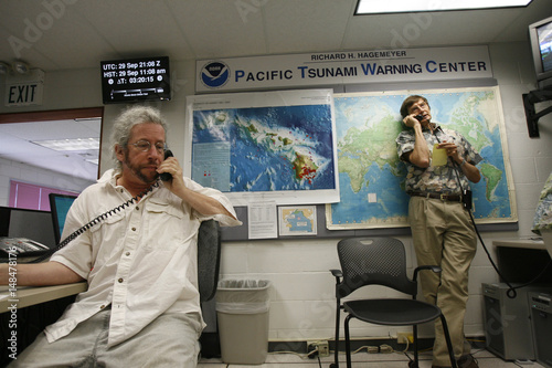 Barry Hirshorn And Dr Gerard Fryer Of Noaa Talk On Telephones At
