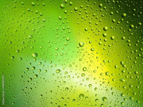 Water Drops Color Background Rain Glass Space Rainbow Buy