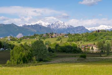 Landscape of the Brianza and Lombardy Prealps