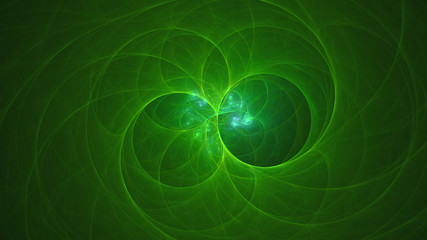 3d rendering abstract fractal light background