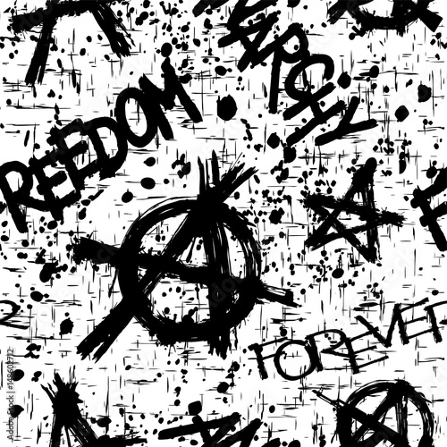 Dekoracja na wymiar  anarchy-background-black-2