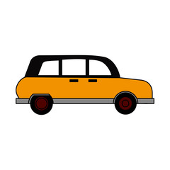 Poster - blurred silhouette small automobile vehicle transport vector illustration vector illustration