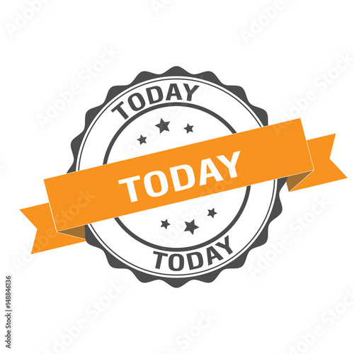 Today stamp illustration Vecteur Stock | Adobe Stock