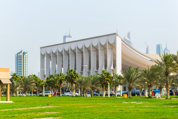 National assembly building in Kuwait.