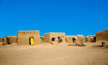 Hut Made Of Loam In Omdourman