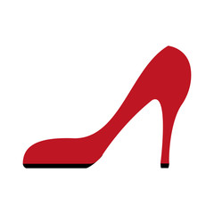 Sticker - stiletto heel icon image vector illustration design