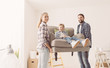 © stokkete - Family moving into a new home