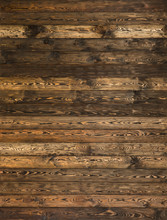 Wood Flooring Texture.Restored Old Wooden Boards.Background Of Horizontal Village Slats