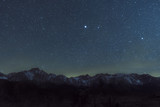 Fototapeta Kosmos - Night Sky Over The Mountains