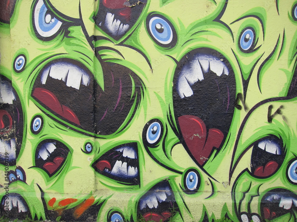 Graffiti Monster Foto Poster Wandbilder Bei Europosters