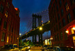 Brooklyn - Manhattan Bridge at night