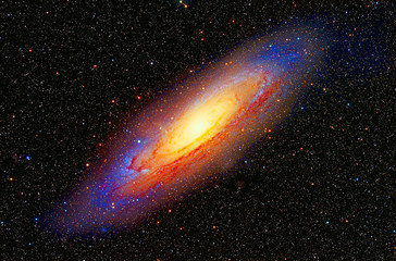 cosmic galaxy and stars, color cosmic abstract background.