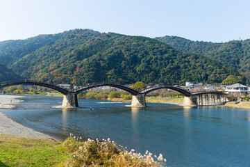 Wall Mural - Japanese Kintai Bridge