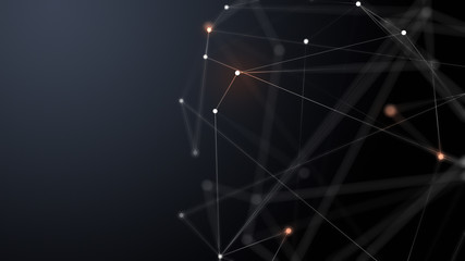 Futuristic virtual technology background. Digital networking concept