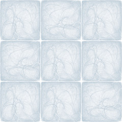 Aufkleber - Subtle seamless tile with light fractal squares. Raster graphic pattern
