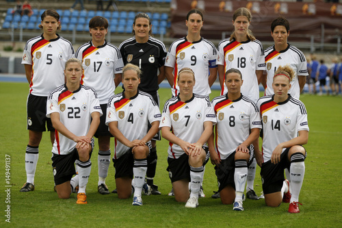 Germany S Women National Soccer Team Poses Prior To Their Uefa