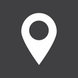 © Archimicrostock - Map pointer icon. GPS location sign. Flat design style.