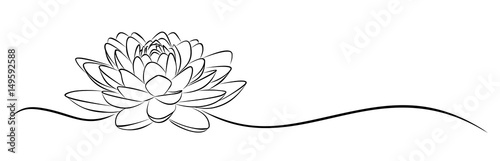 Fotografiet  lotus Sketch.