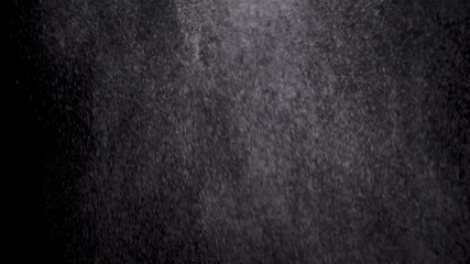 Wall Mural - white powder exploding isolated on black