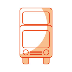 Canvas Print - bus transport vehicle icon vector illustration design