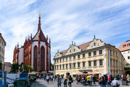 Wurzburg Falkenhaus Haus Zum Falken Marienkapelle Kaufen Sie