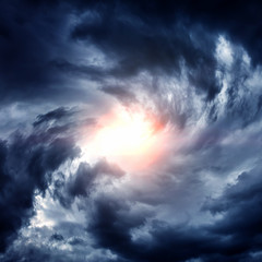 Wall Mural - whirlwind in the clouds