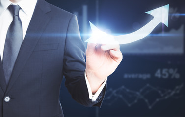 Aufkleber - Financial growth concept