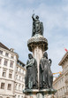 Austriabrunnen fountain sculpture in Vienna, Austria