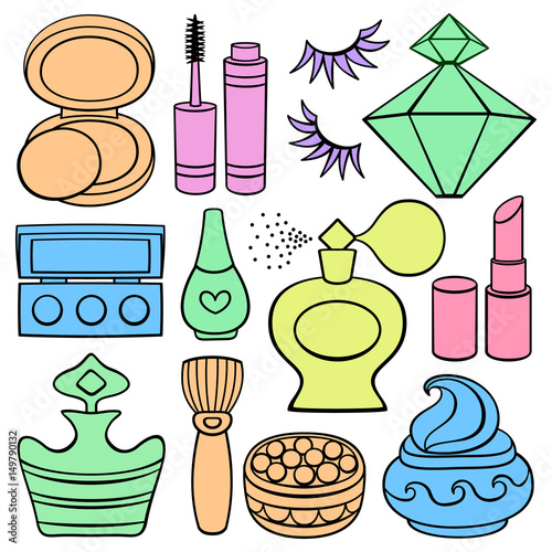 flat icon set make