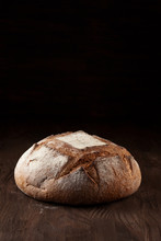 Fresh Bread In Rustic Style