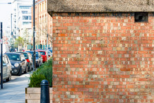 Red Brick Wall And London Street