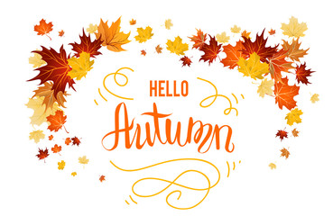 Wall Mural - hello autumn design