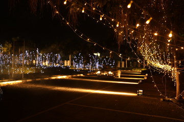 Wall Mural - Light Decoration in the street