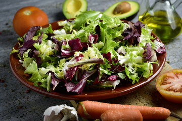 Sticker - ingredients to prepare a salad