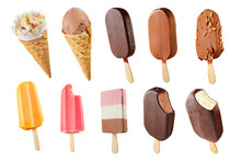 Set Of Ice Creams