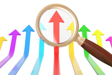 Poster - business analytical concept, 3d rendering