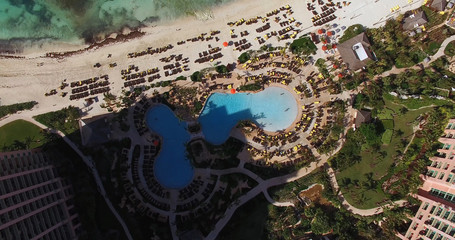 Wall Mural - Top View of Swimming Pool, Resort