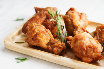 Deep Fried Breaded Chicken Wings