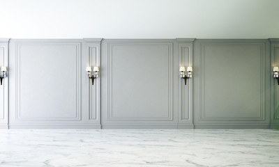 New scene 3d rendering interior of luxury living empty room 