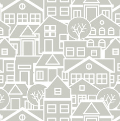 City pattern silhouette