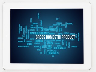 Canvas Print - Gross domestic product