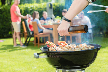 Grillparty im Garten