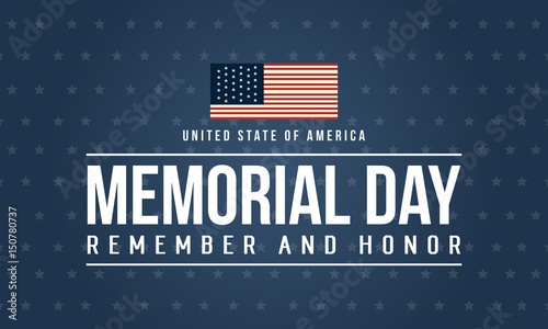 Fotografía Happy memorial day theme background